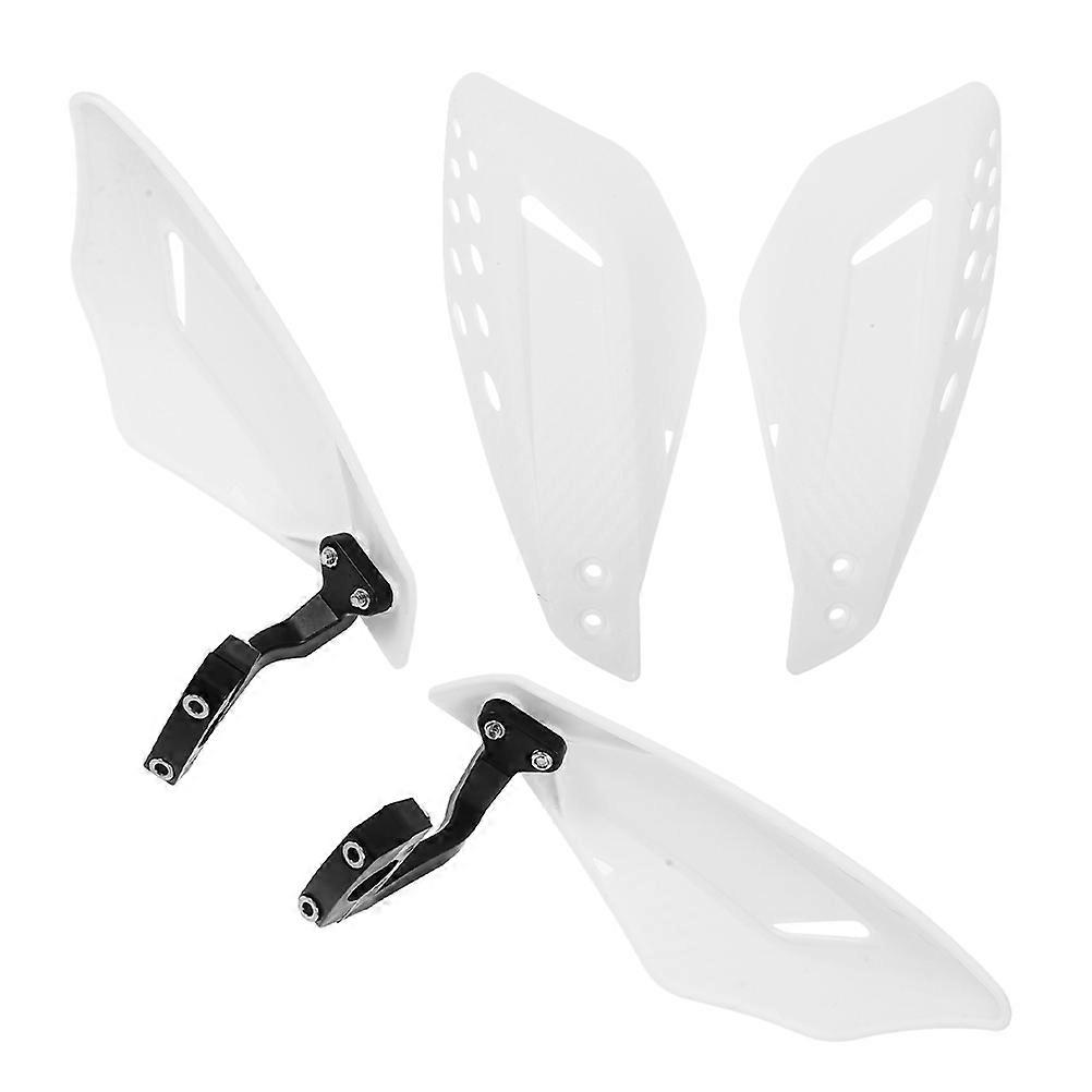 2 Pairs Durable Motorcycle Handlebar Guards Hand Protection for Dirt Bikes ATVs Wind Damage Shielding Universal Fit Handguard Accessories