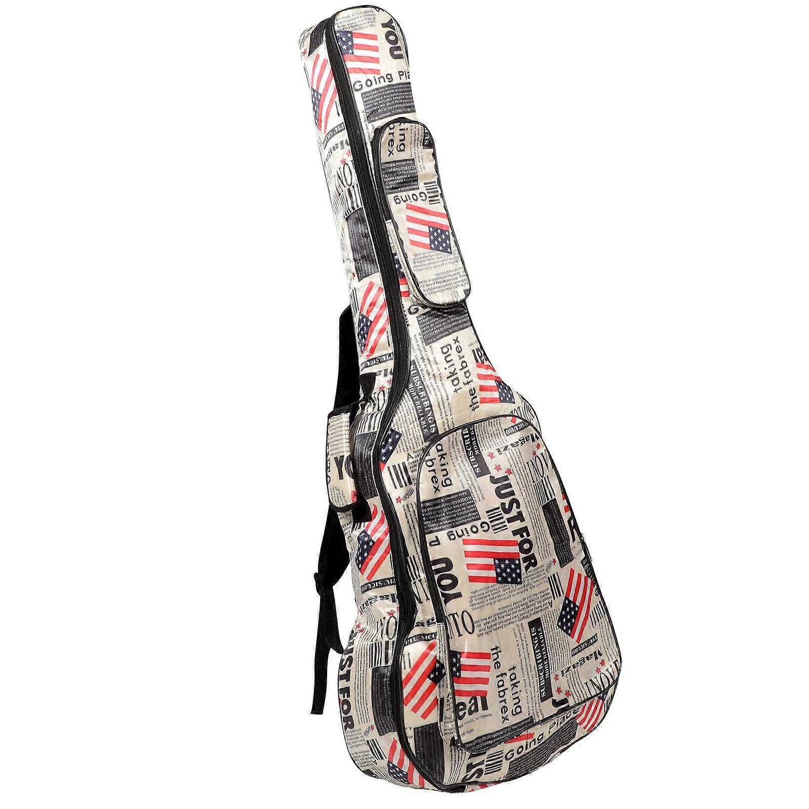 Guitar Cases For Electric Guitars Storage Rectangular Multi 106x41cm Stylish Design For Musicians 1Set