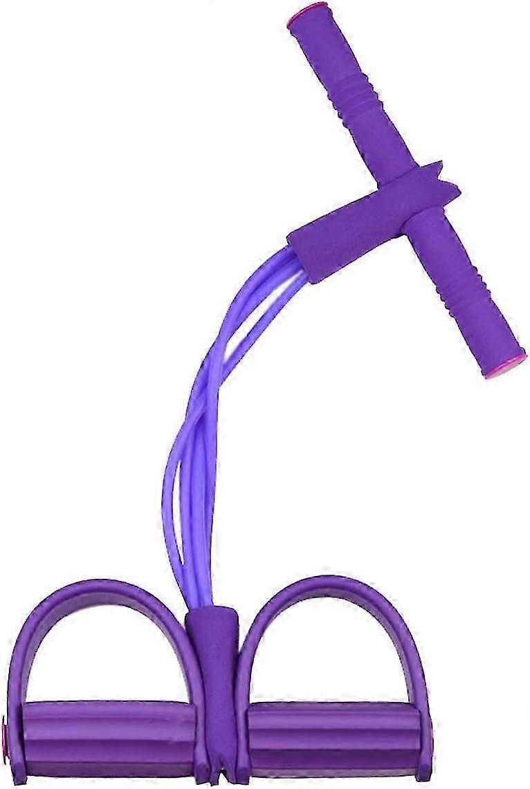 Purple Multi-Function Tension Rope - Bodybuilding Expander for Exercise