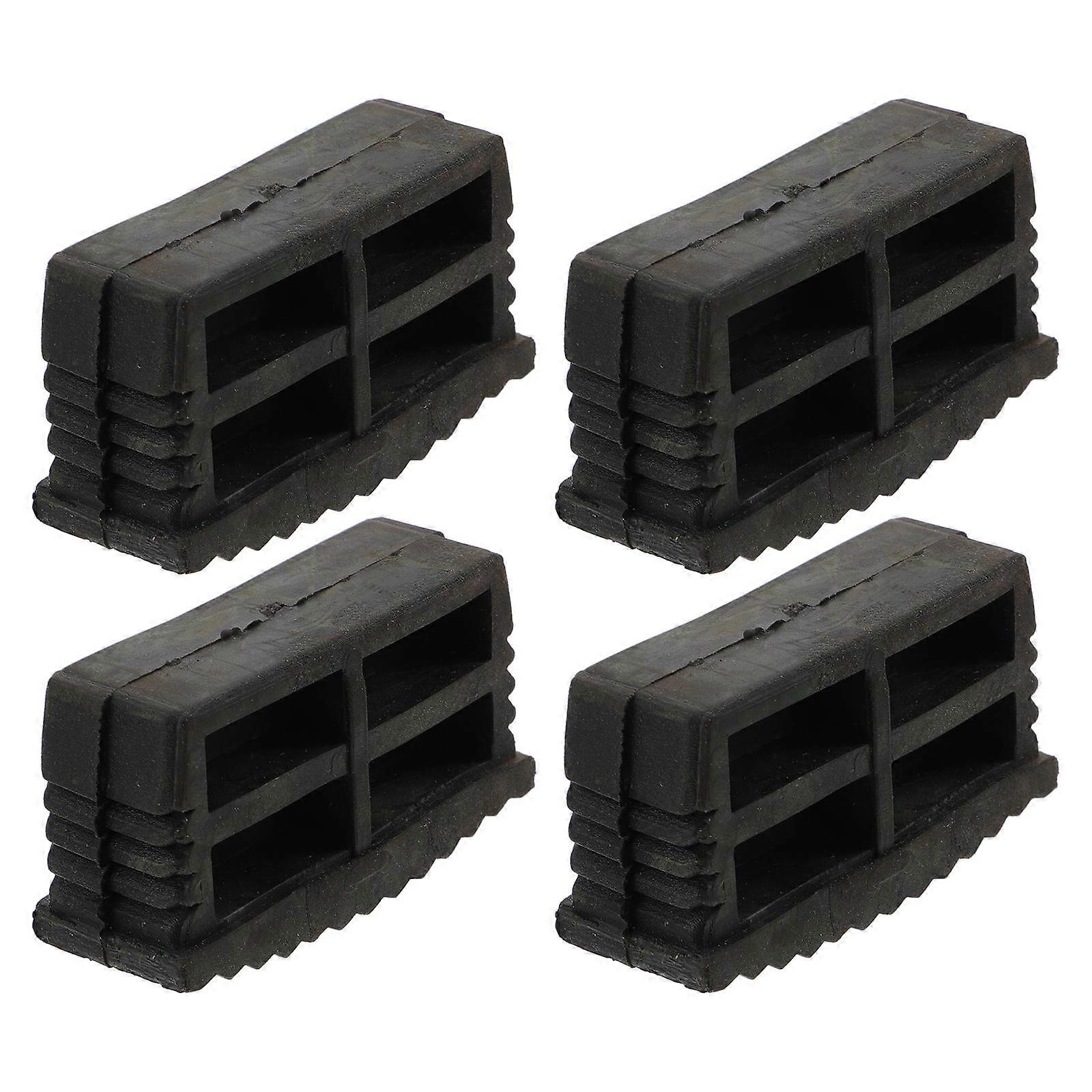 4pcs Non Slip Ladder Pads for Floor and Tile Protection – Durable, Easy to Replace Foot Inserts for Enhanced Stability and Safety