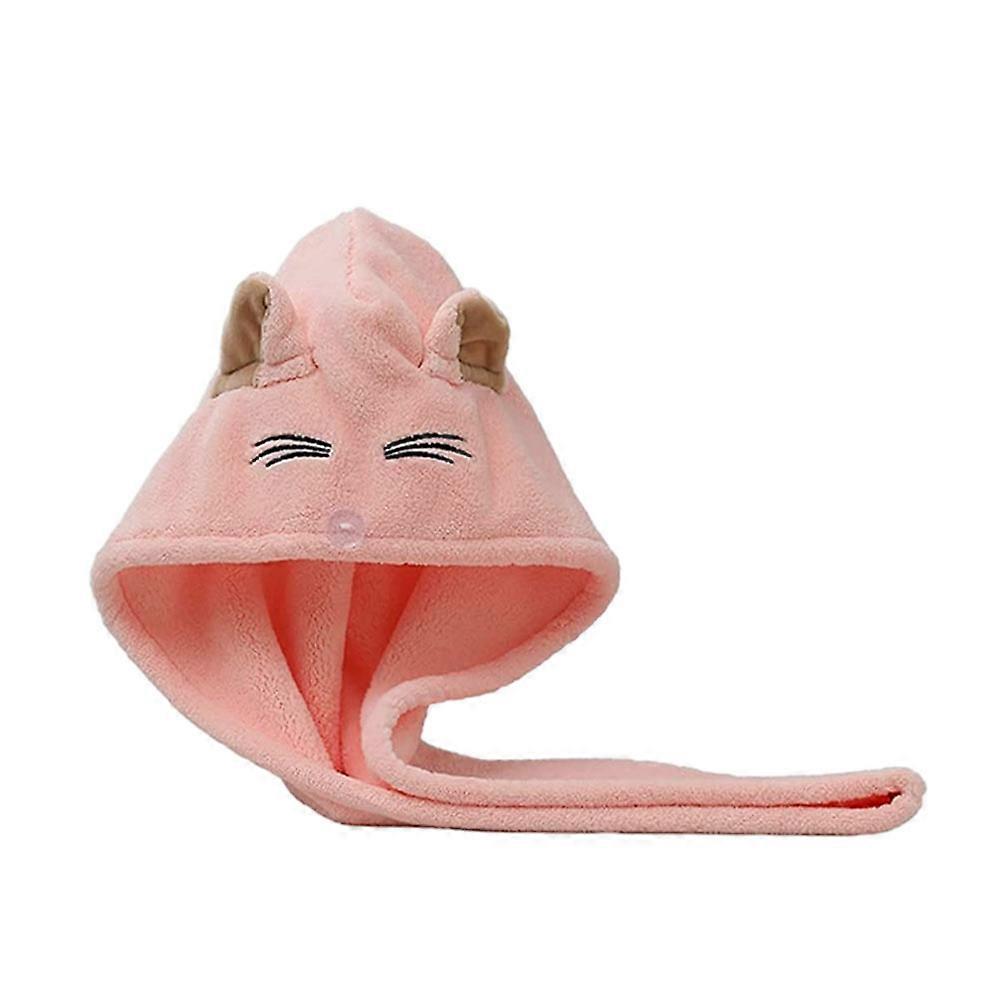 Towel Cap for Wet Hair Practical Bathing Hat Assorted Use 65X25CM 1 Set