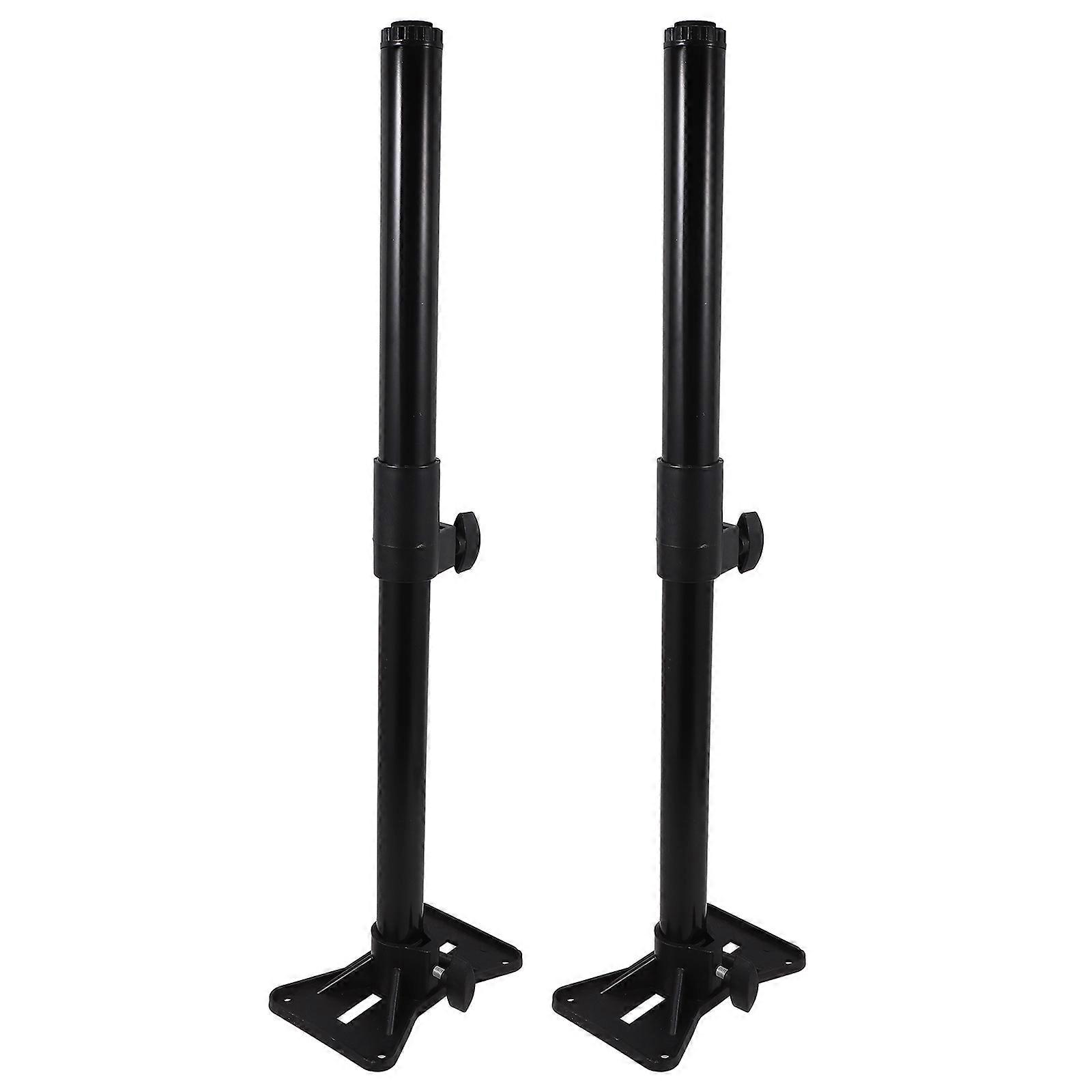 Adjustable Pole Undermount Sink Mounting Brackets Black Color 41.00X17.50X11.50CM 2Pack