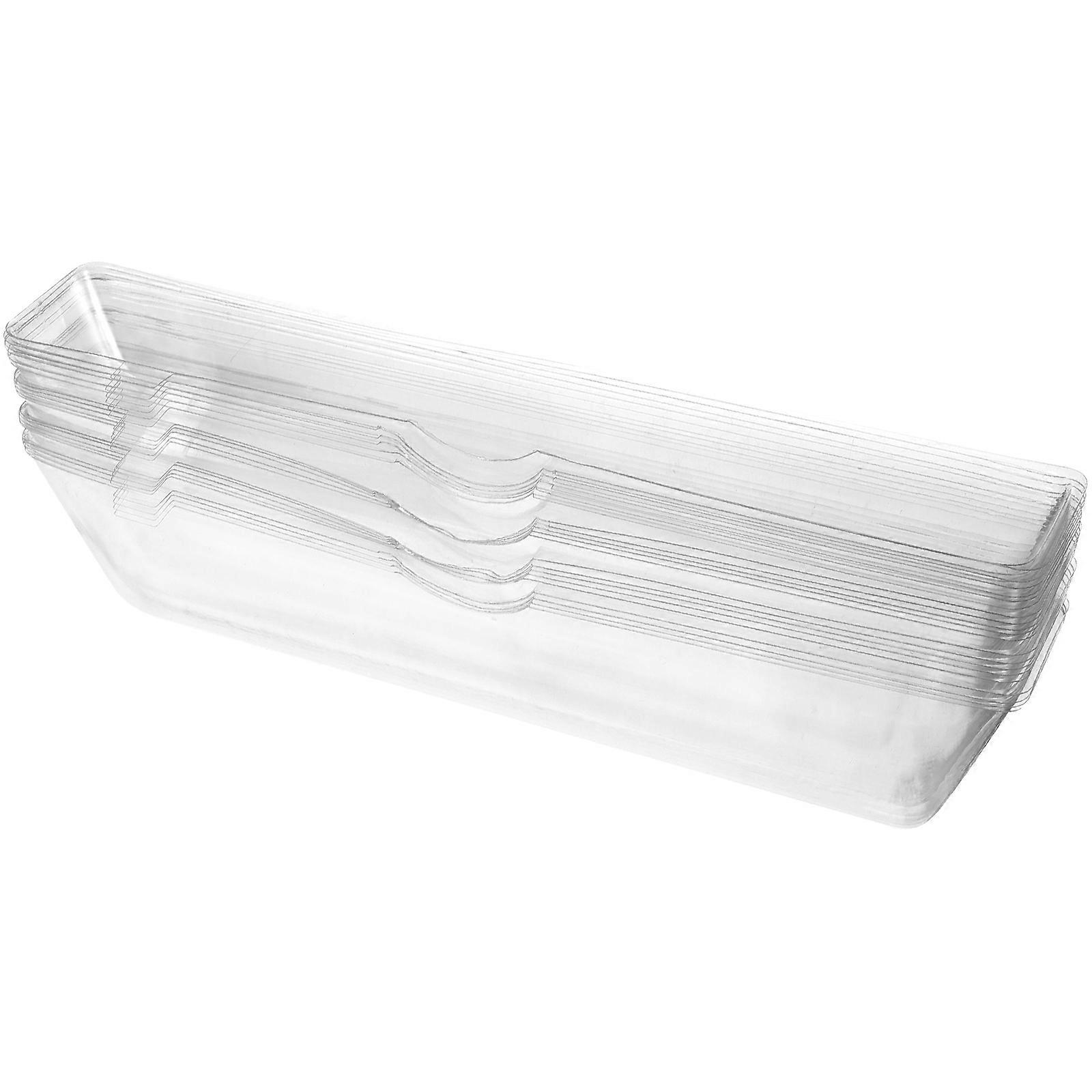 Clear Oil Cups Plastic Oil Collection Cups Prevent Oil Overflow Home Use Simple Design 20Pcs