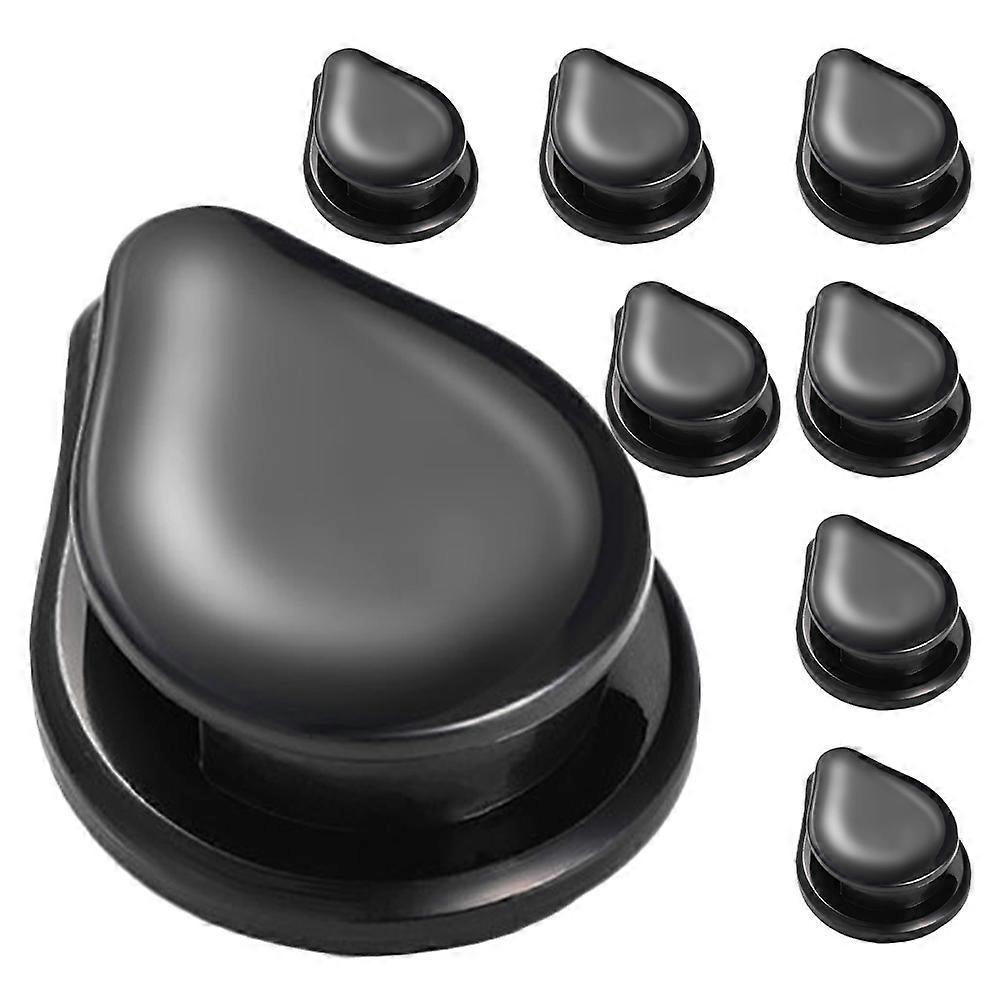 8pcs Mini Stick Car Hooks Durable Adhesive Key Hooks for Vehicle Storage, Lightweight & Practical Car Accessories for Keys and Earphones