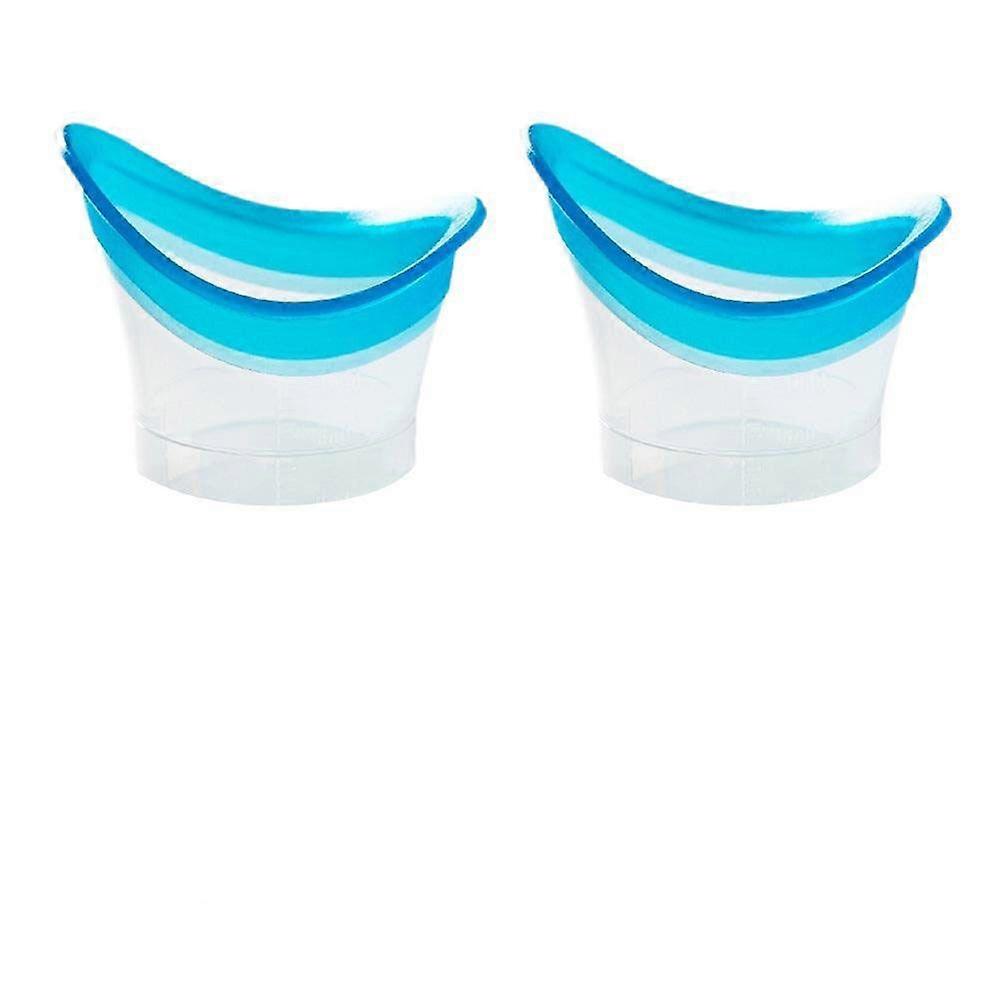 2pcs wash Cup Silicone Resuable Soft  Bath Cup  Wash Cup