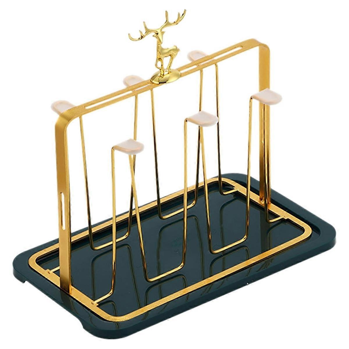 Designs Drainer Stand, Glass Cup Holder with Drainage Functional
