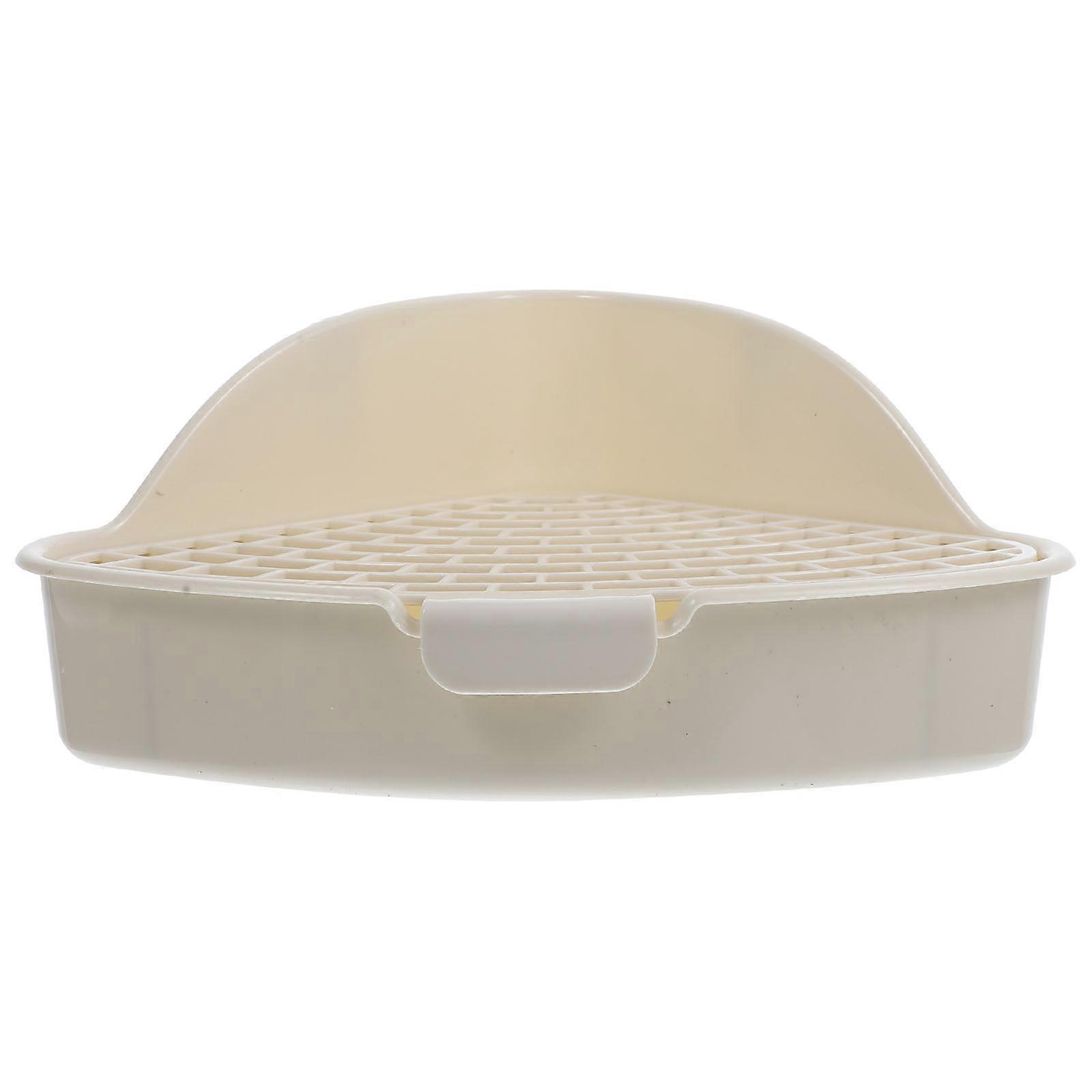 Bunny Litter Box Pet Toilet Triangle Potty Trainer Corner Litter Bedding Box