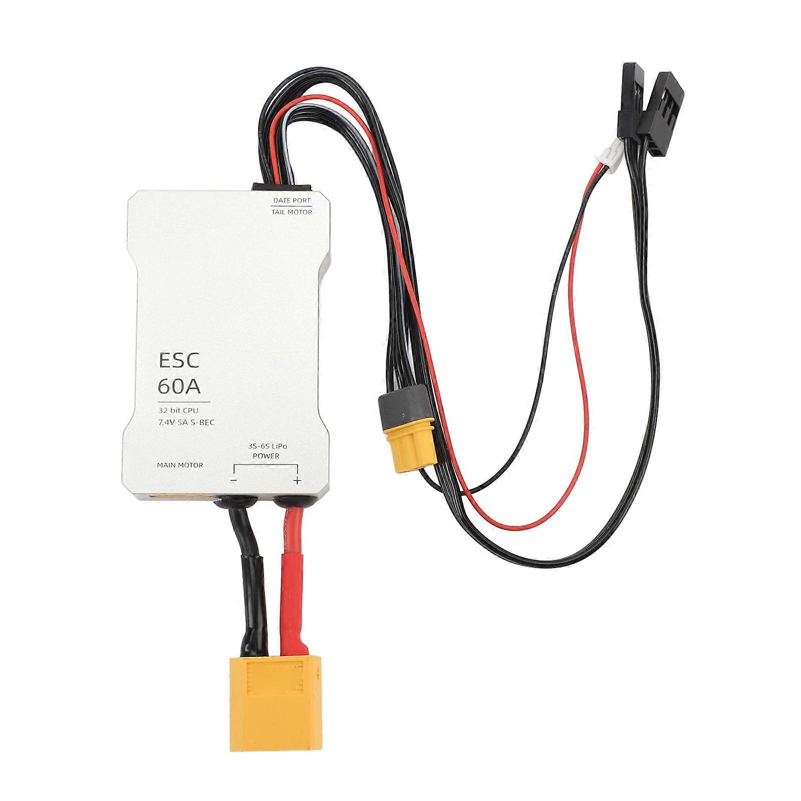 Remote Control Electronic Speed Controller Aluminium Alloy Stable Electric Speed Controller for Lywing BELL206