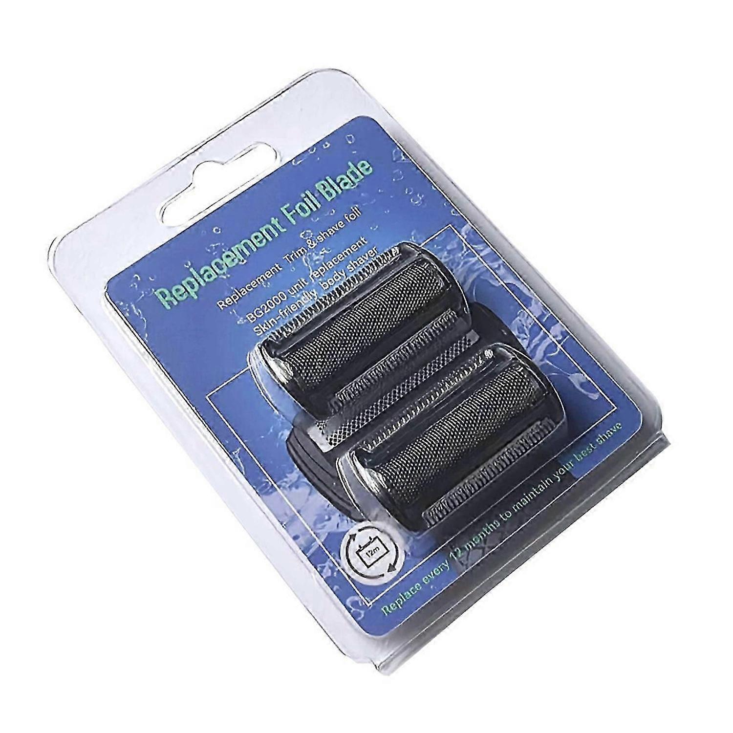 2PCS Replacement Foil Blade for Philips BG2000T BG-2020 BG2026 HCP022 BG2024 XA2029 BG2040 BG2025 El