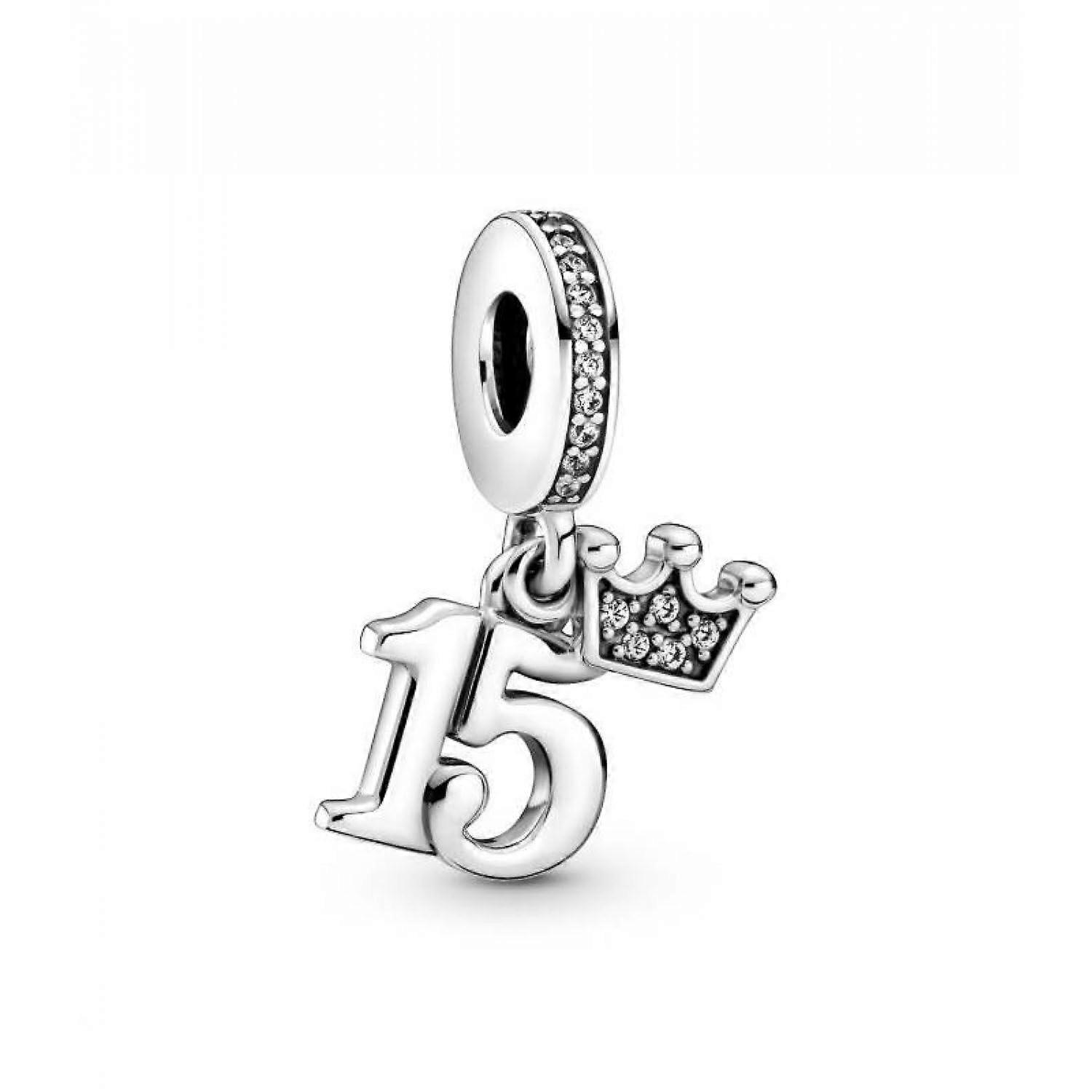 Wisiorek Charm 799540C01 15 urodziny, srebro, bez kamieni szlachetnych