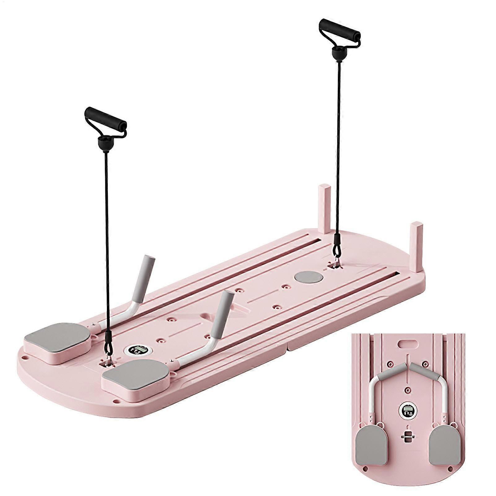 Pilates Reformer Machine Foldable Board Set for Home, Multifunctional