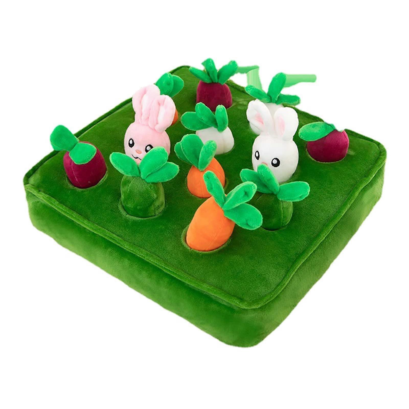 Learning Orchard plush educational toy for 1yearold boys and girls, sorting and counting game, carrot harvest gift, 35 cm