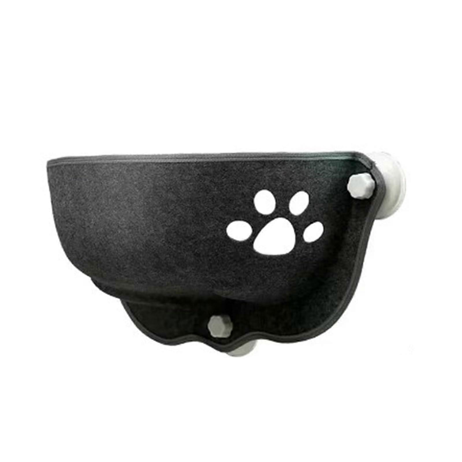 Cat Hammock Winter Window Perch Comfortable Relaxing Bed Small Cats Mounted Bed Dark Gray