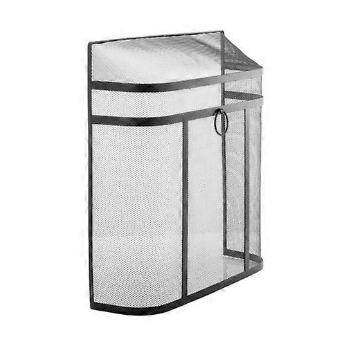 Pare-feu robuste noir Leecroft 24''