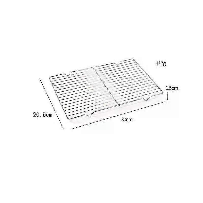 Stainless Steel Mat Net Grid Shape Rectangle Grill Grilling Mesh Net Outdoor Cooking Accessories_XG