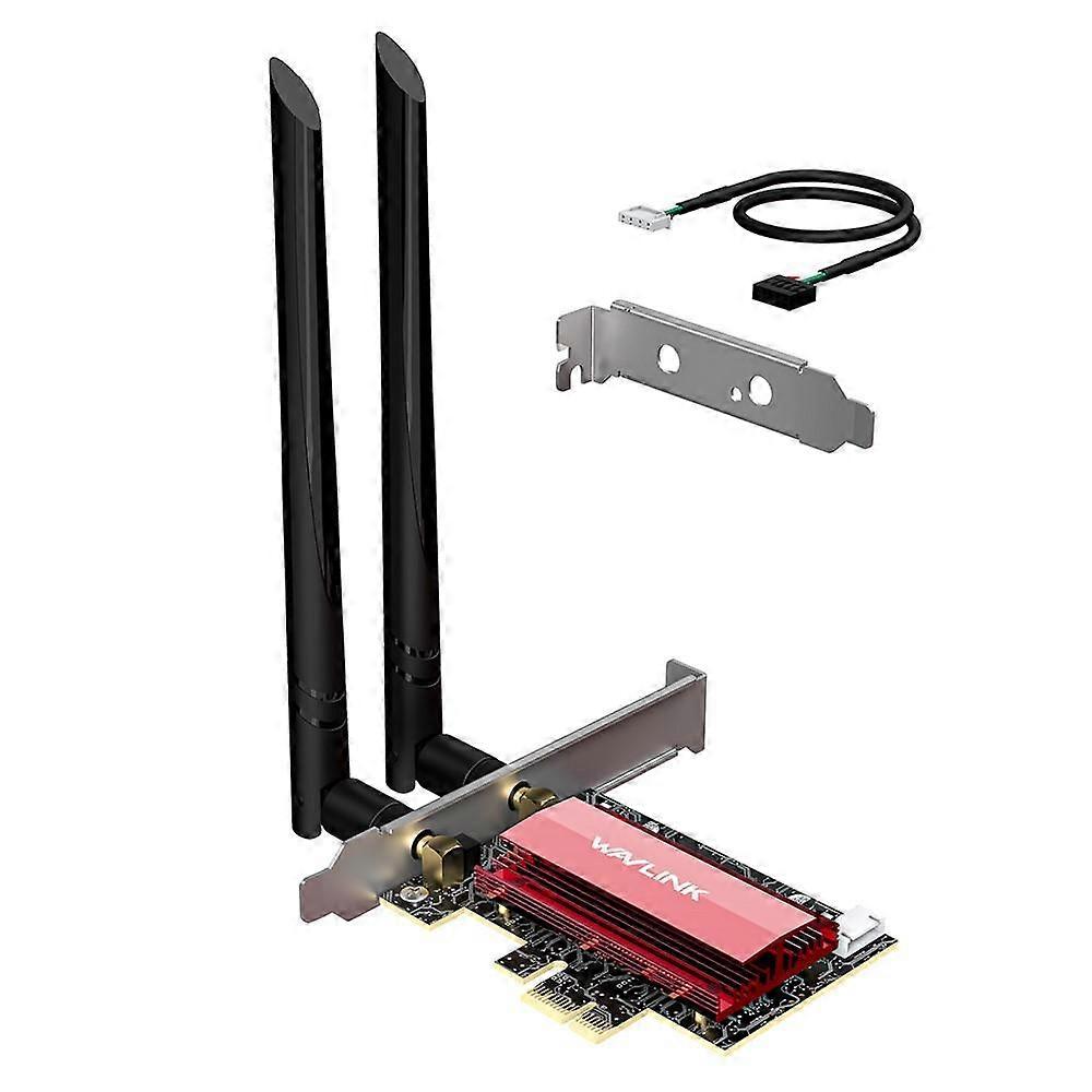 [New] WAVLINK WN685BE3-B BE8800 2.4GHz 5GHz 6GHz WiFi 7 Tri-Band PCI-E Wireless Network Card