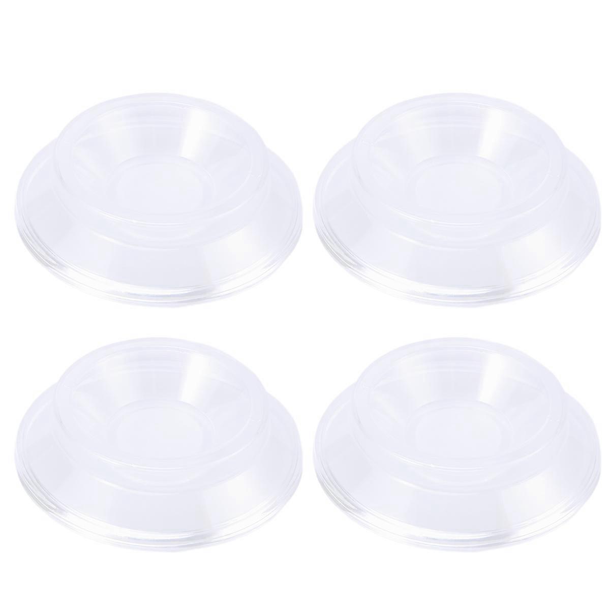 Musical Piano Mat Caster Cups Upright Piano Home Use Transparent Protect Carpets 4Set
