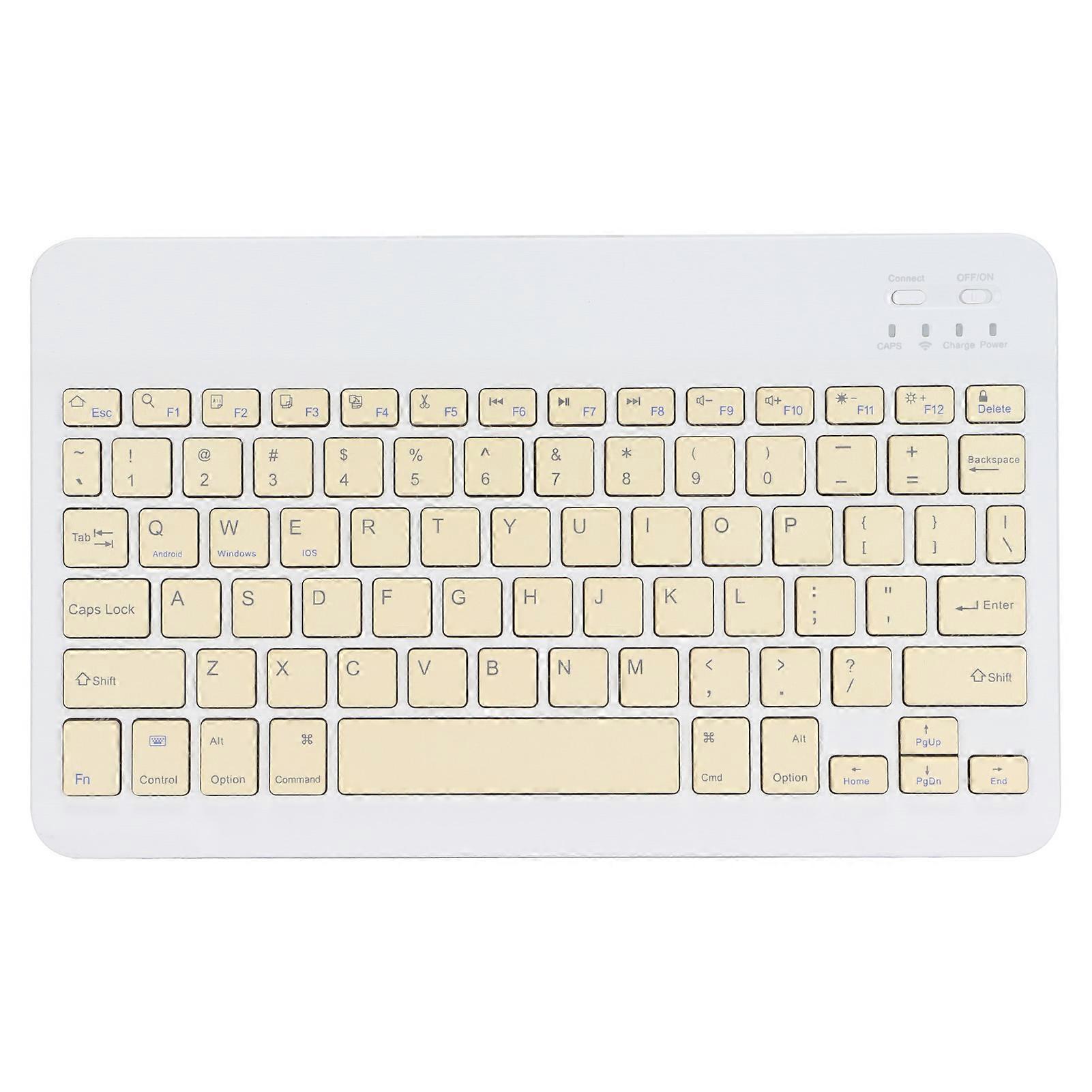 Wireless 10in UltraSlim NonSlip Design Silent Type Fast Portable Keyboard for Android IOS/Windows