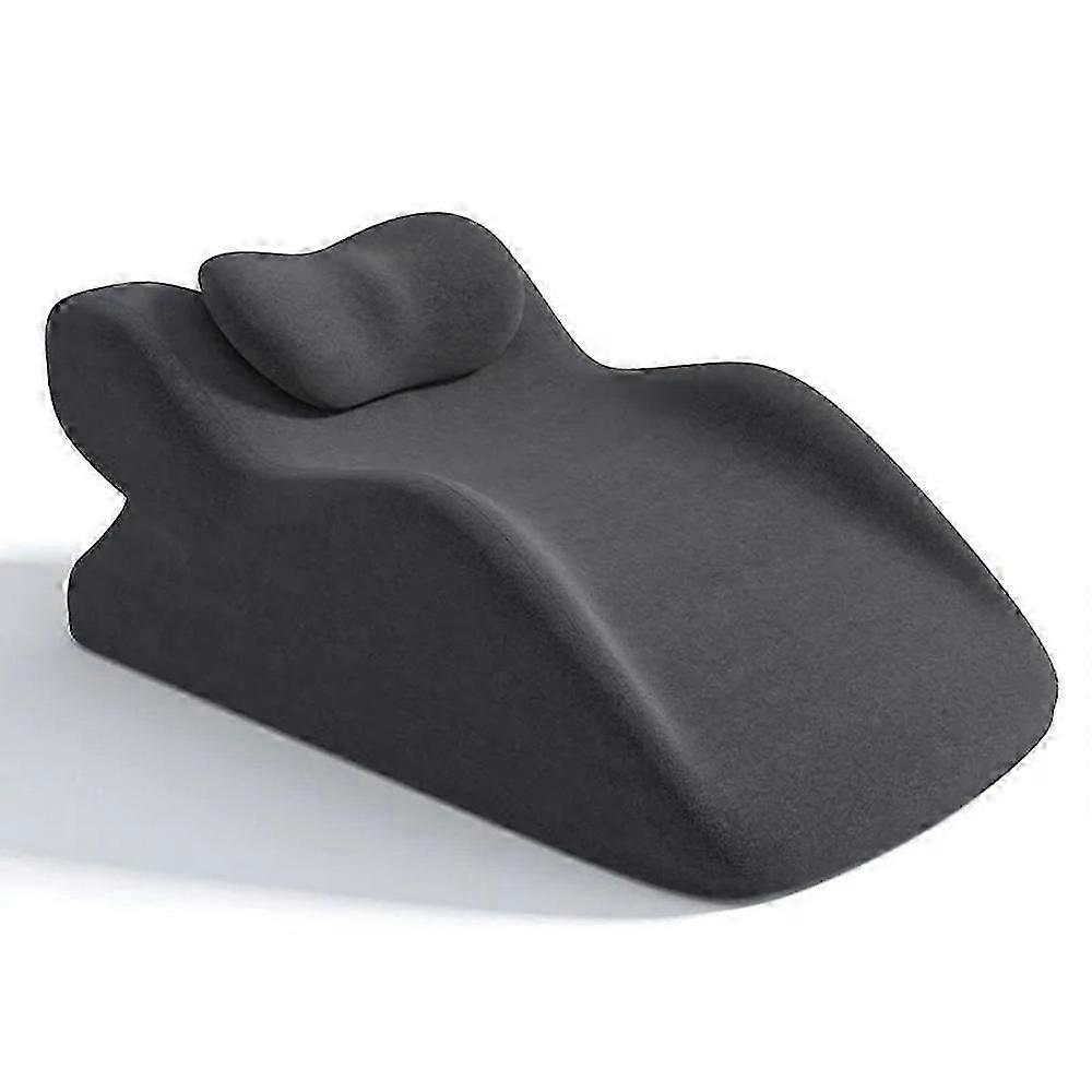2 Pack Ergonomic Memory Foam Intimate Pillow Set For Couples With Mini Support Cushion Comfortable Positioning