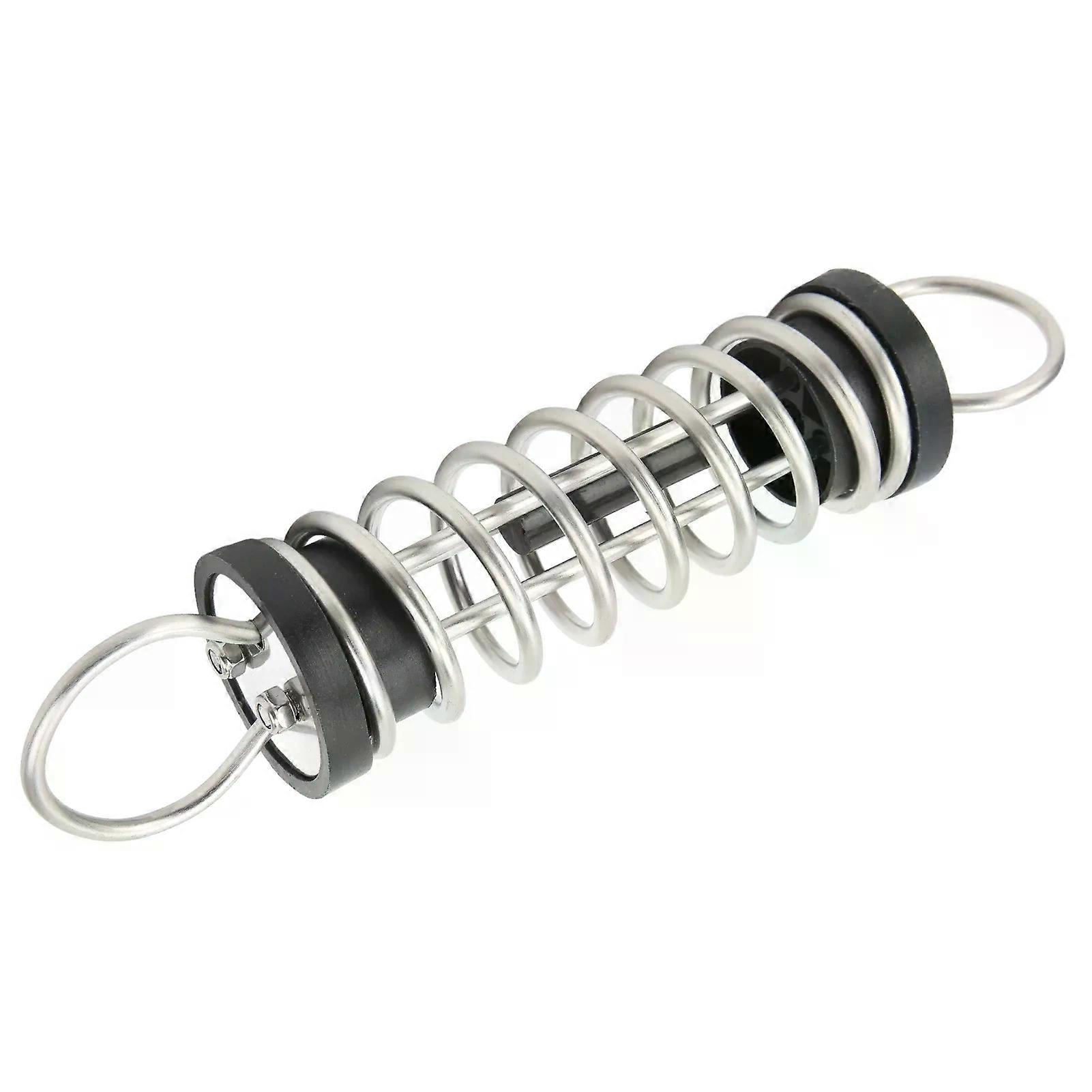 Dock Line Mooring Spring Shock Absorbing Pressure Rubber Pad 304 Stainless Steel Mooring Spring for Yacht