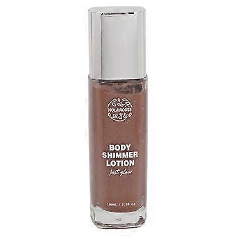Body Face Highlighter Oil Moisturizing Glowing Skin Quick Dry Reflection Polishing Glitter Shimmering Oil 100ml Light Bronze