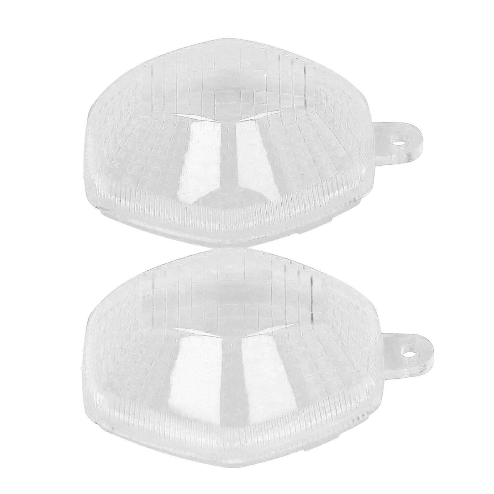 Left Right Front Turn Signal Light Indicator Lamp Lens Housing Cover Replacement for SUZUKI DL 1000 V‑Strom 2006‑2012 White