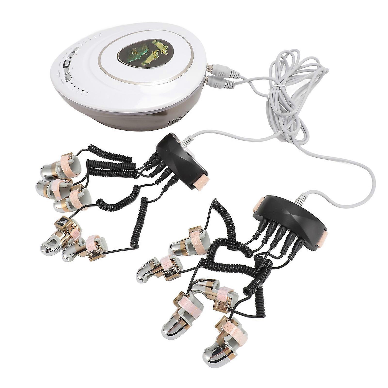 Πρόσωπο δακτύλων που ανυψώνει το σώμα Massager που ξύνει το πρόσωπο που ανυψώνει το φορητό βύσμα 100-240V GB μηχανών ομορφιάς μικρορευμάτων χρυσό δάχτυλο