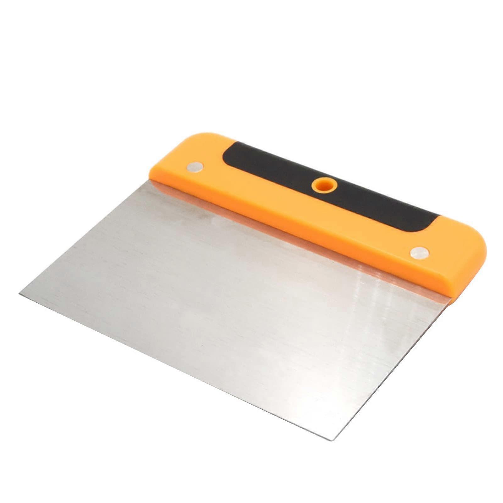 Stainless Steel Scraper Spatula Set 10.2 cm 15.2 cm 20.3 cm 25.4 cm for Wall Plastering and Construction Tools