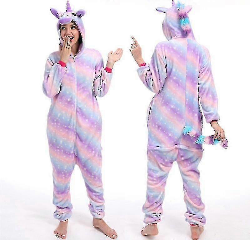 Lämmin flanelli pitkähihainen panda onesie pyjama aikuisille - unisex eläinkuvioinen yksiosainen yöasu merkiltä Jumping Tiger