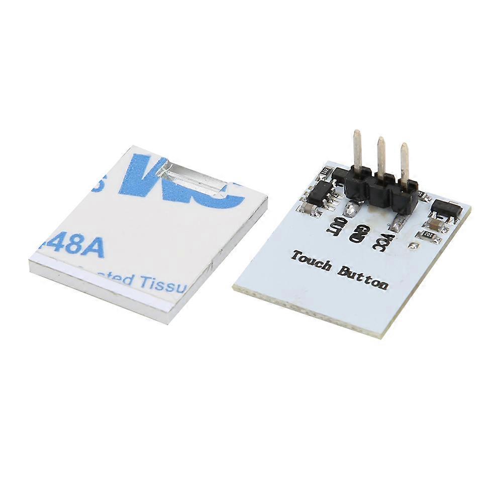 Capacitive Touch Switch Button Anti Interference LED Sensor Switch Module (2.7V-6V)(Red )