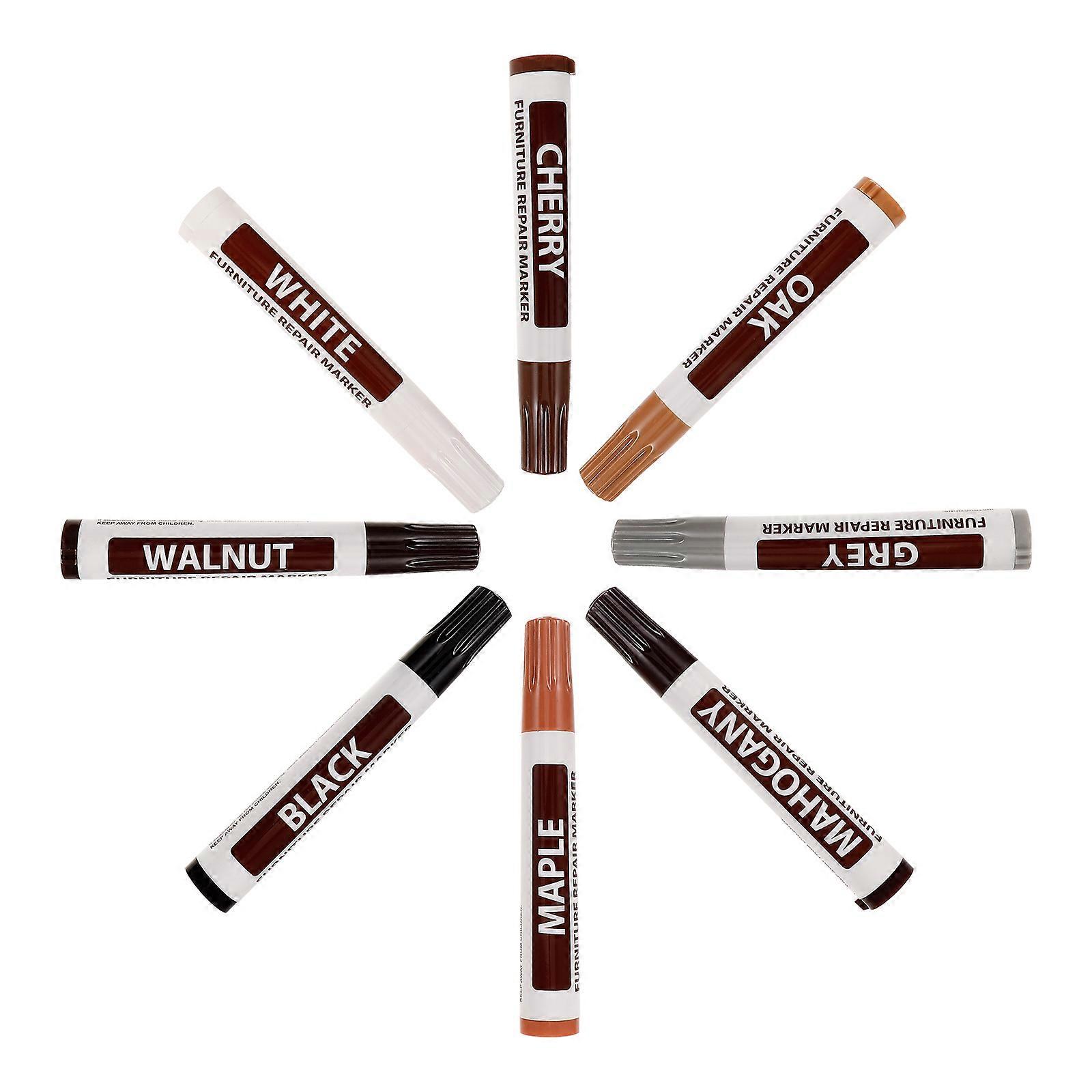 木材染色マーカーへこみ修理ペン住宅所有者人間化デザイン8個