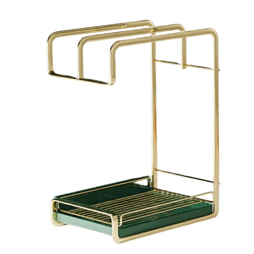 Wall Hanging Draining Duster Cloth Rack 1 Set Clean Tool Stand