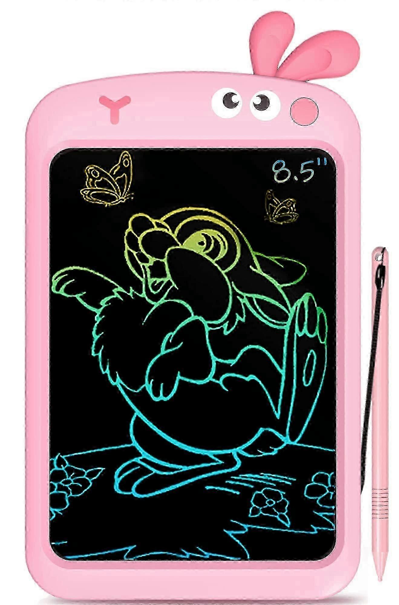 8.5" LCD Writing Tablet for Kids 2-7 (Pink Rabbit)