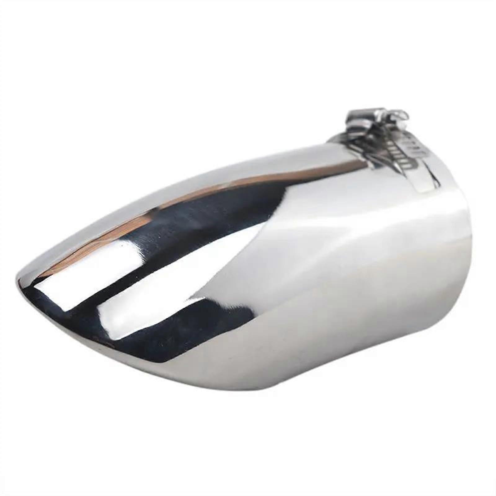 For Focus Stainless Steel Car Exhaust Tip 1Pc Tailpipe Muffler Cover Auto Modification Styling Compatible End Pipes