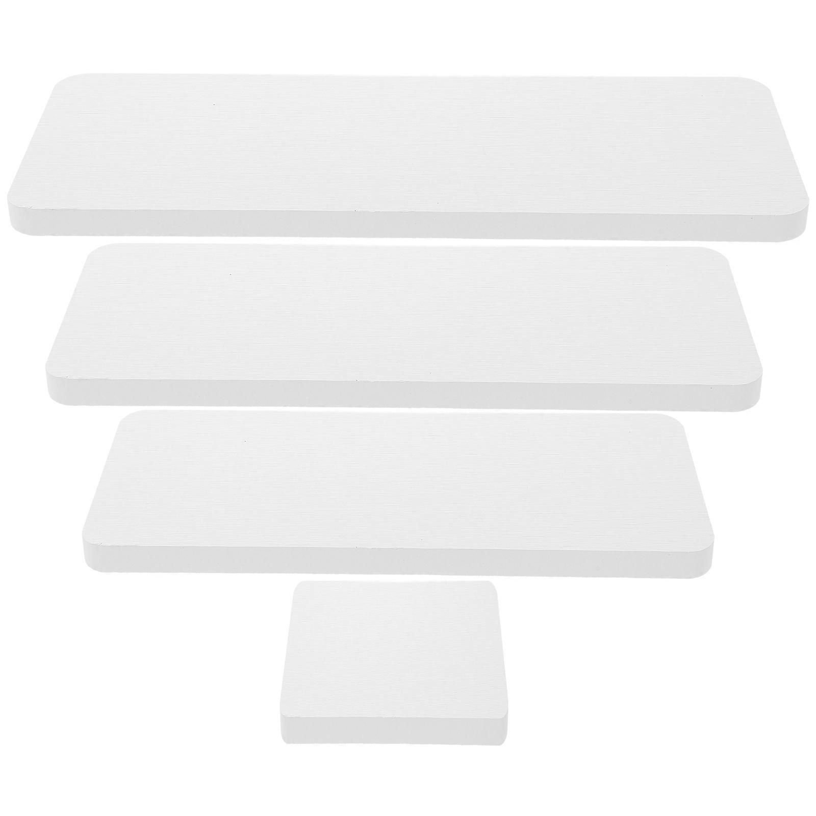 4pcs Diatomite Absorbent Coasters for Bathroom & Kitchen Countertops – Quick Drying Pads for Mugs, Glasses, Soap, and Plants