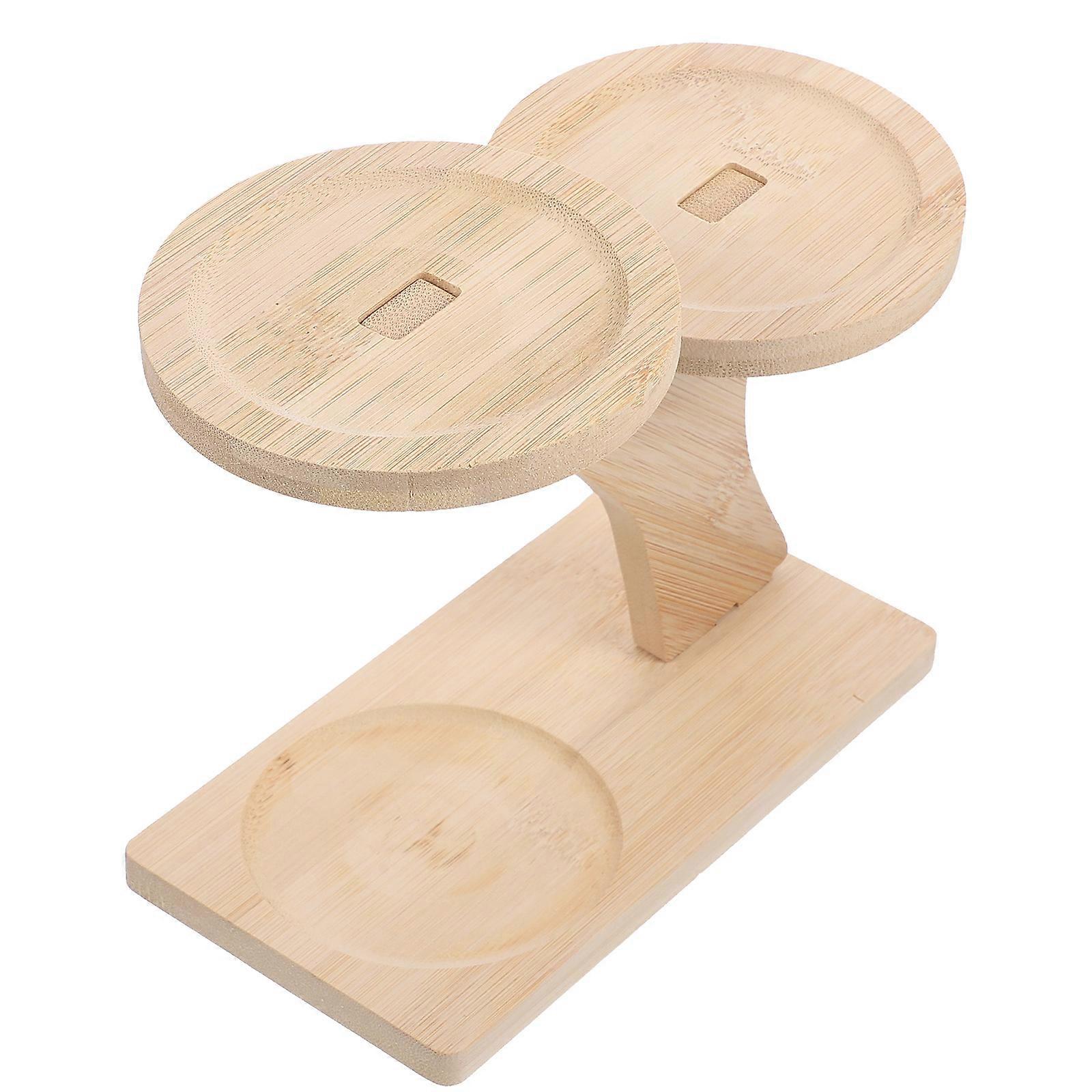 Wood Plant Stand 2pcs Succulent Tiered Display Shelf Planter Holder for Corner