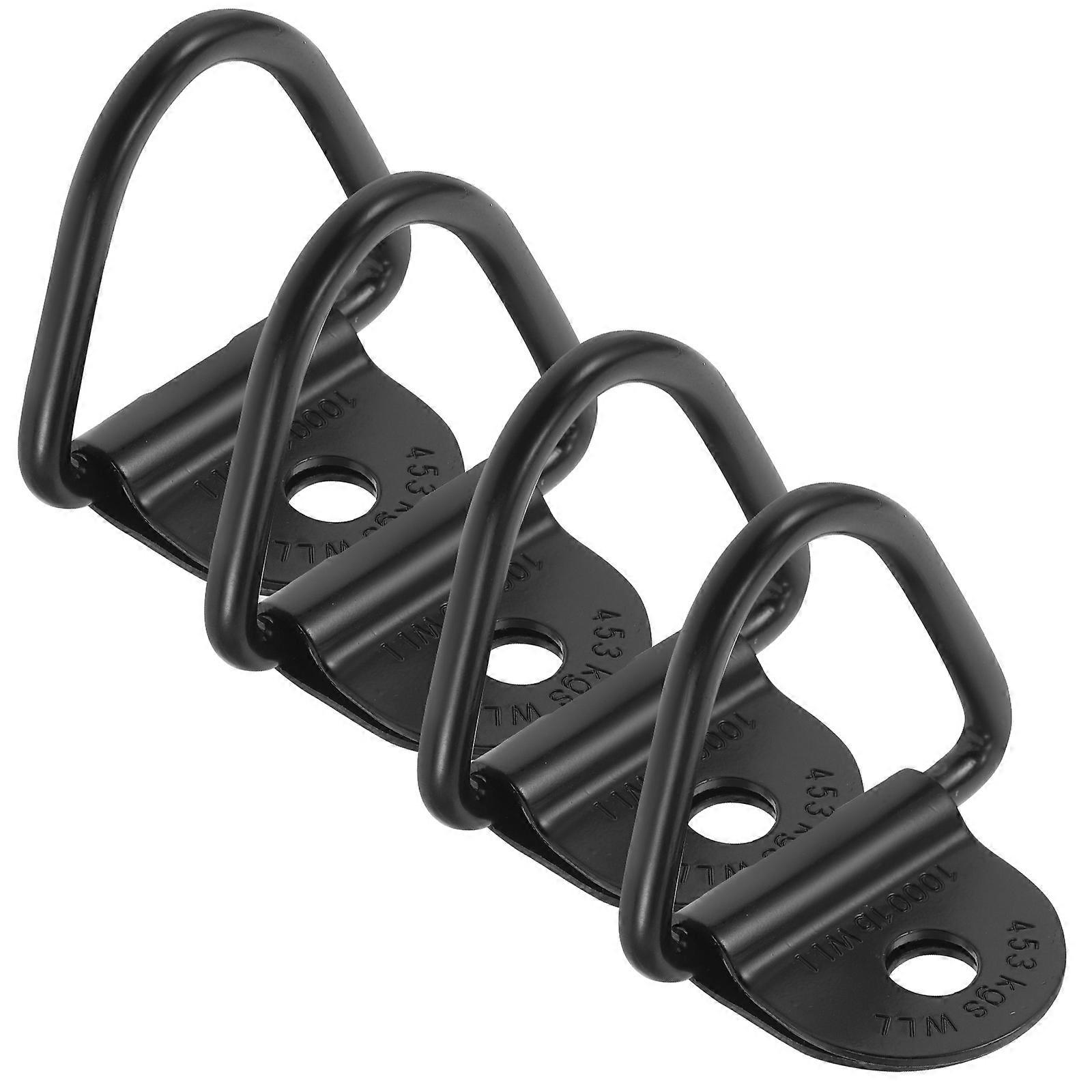 Heavy Duty Ring Tie Down Anchors with Screws and Washers for Truck Bed Cargo Durable and Easy to Install Lashing Rings