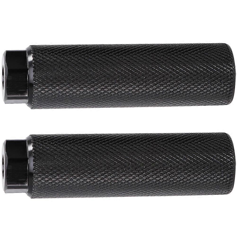 Aluminum Alloy Bike Pegs Slip Resistant Rear Foot Pedals for Mountain and Road Bikes – Compact Detachable Cycling Pegs for Bicycle Replacement