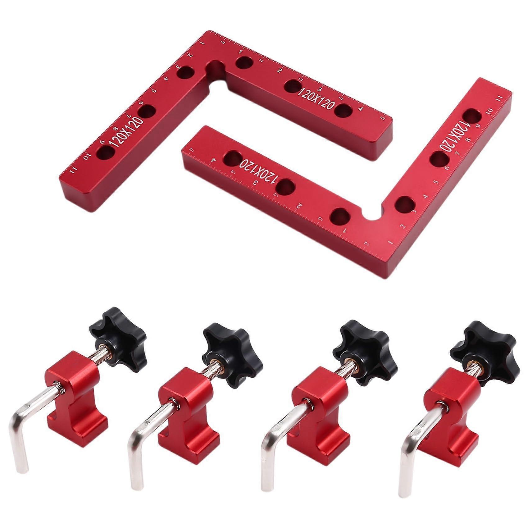 Right Angle Clamp With Positioning Plate, Square Positioning Plate, Positioning Sleeve, Straight Square Clamp