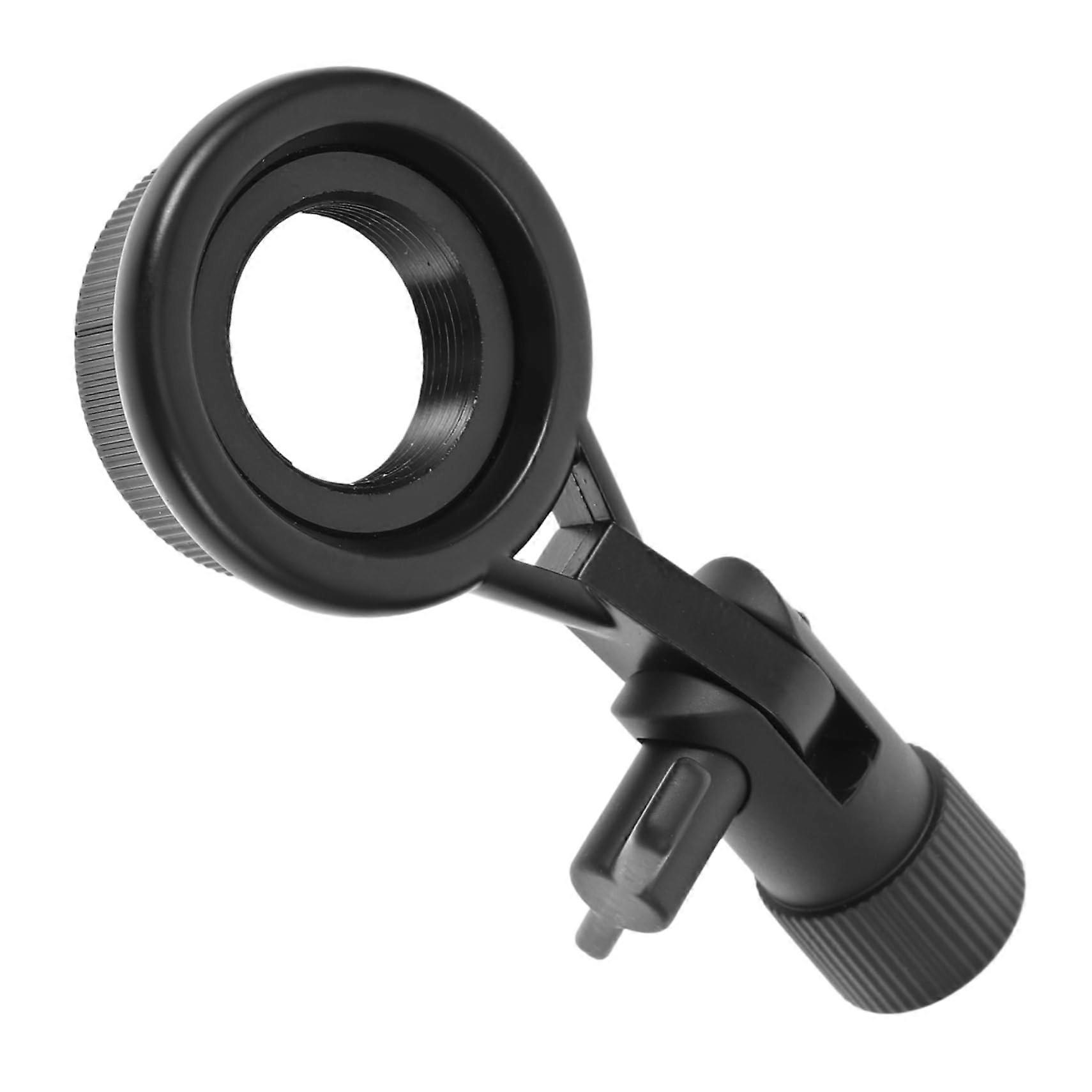 Microphone Shock Mount Holder for Professional Applications in Studio Recordings, Podcasts, and Online Meetings, Compact and Robust