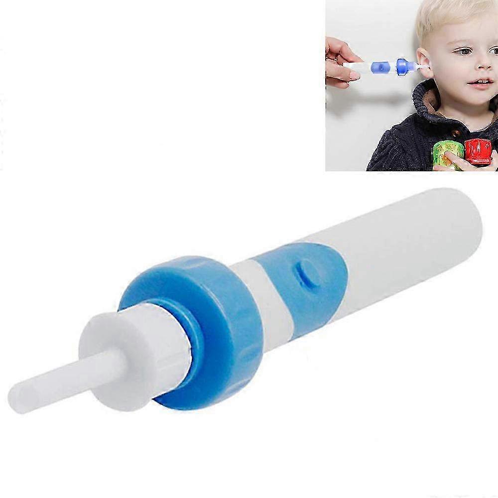 Portable Electric Wax Suction Device - Comfortable Earwax Remover with Soft Material Heads for Safe & Gentle Ear Canal Cleaning