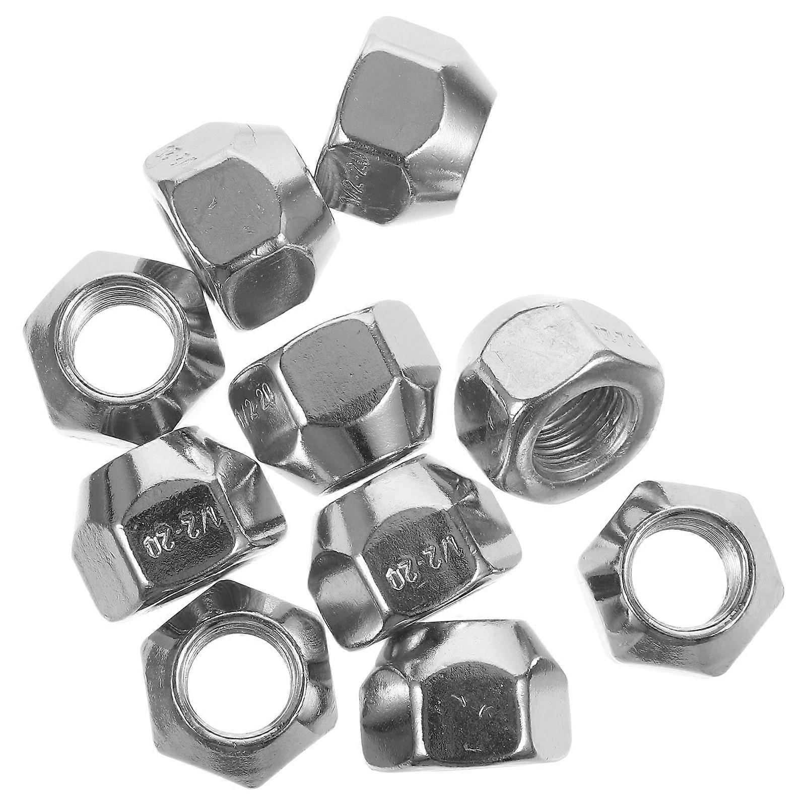 10pcs Durable Wheel Lug Nuts for Trailers and Campers – Easy Installation, Universal Fit for Trailer Tire Applications