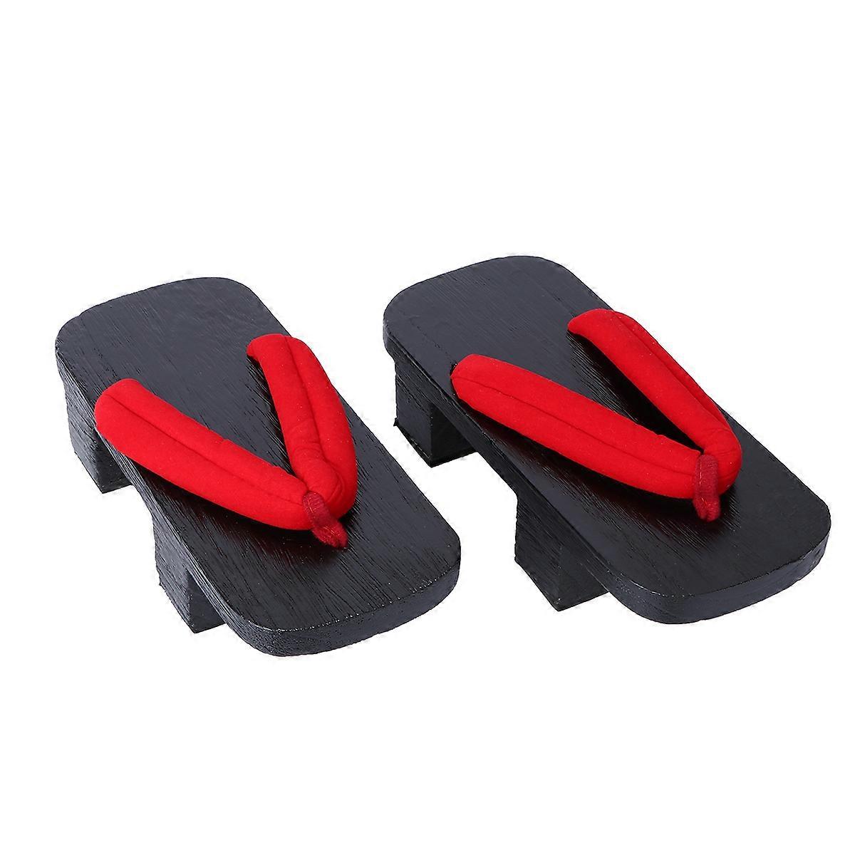 صنادل حمراء من المواد الاصطناعية سهلة الارتداء للاستخدام المنزلي قباقيب مريحة على الشاطئ مقاس 23 سم