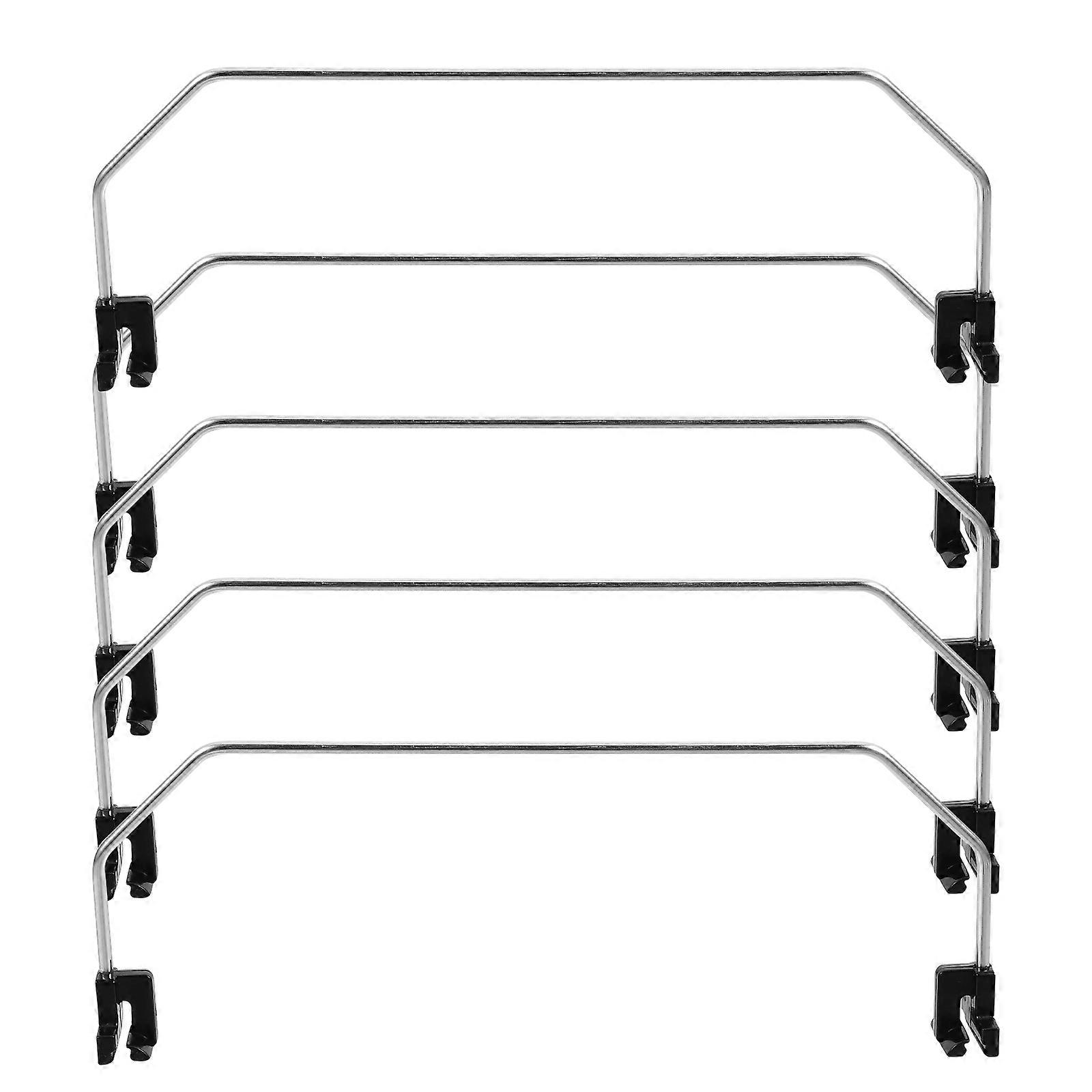 Storage Organization 5Pcs Iron Partition Divider for Neat and Practical Supermarket Sorting Solutions 22X8.5X2CM