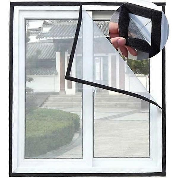 Cat Protection Net, Self-Adhesive Window Screen, Adjustable Insect Net, Transparent Net for Cat, Mosquito Net 130x150cm