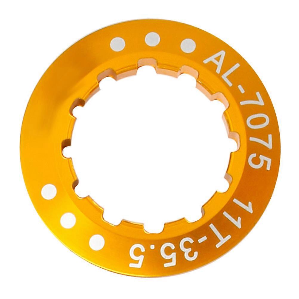 Golden Aluminum Alloy Flywheel Cover for Mountainous Highway Bicycle Replacement