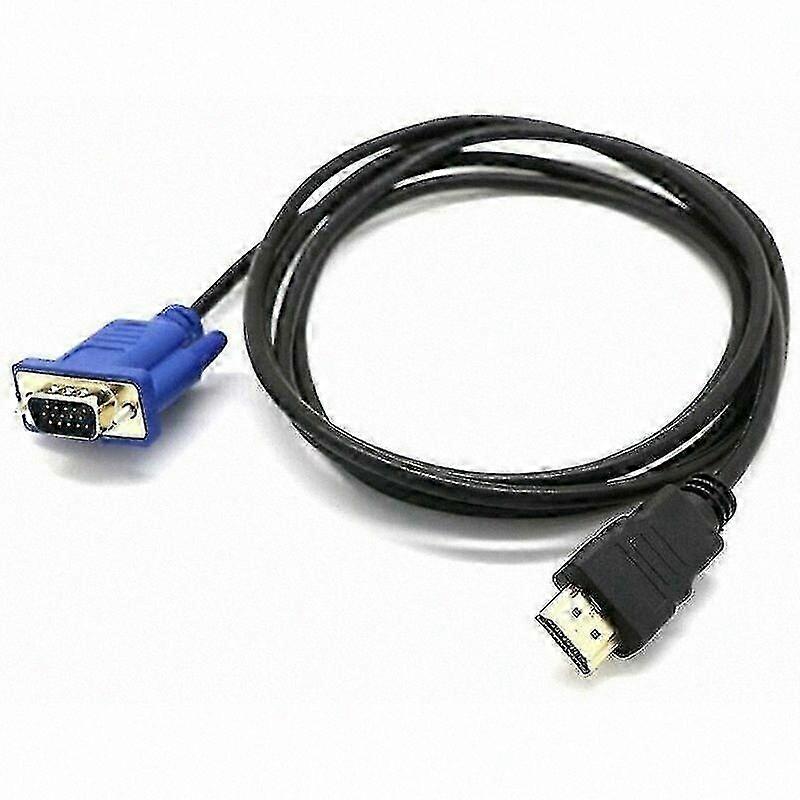 HDMI to VGA Adapter Cable 1080p 1M for HDMI to VGA Connections