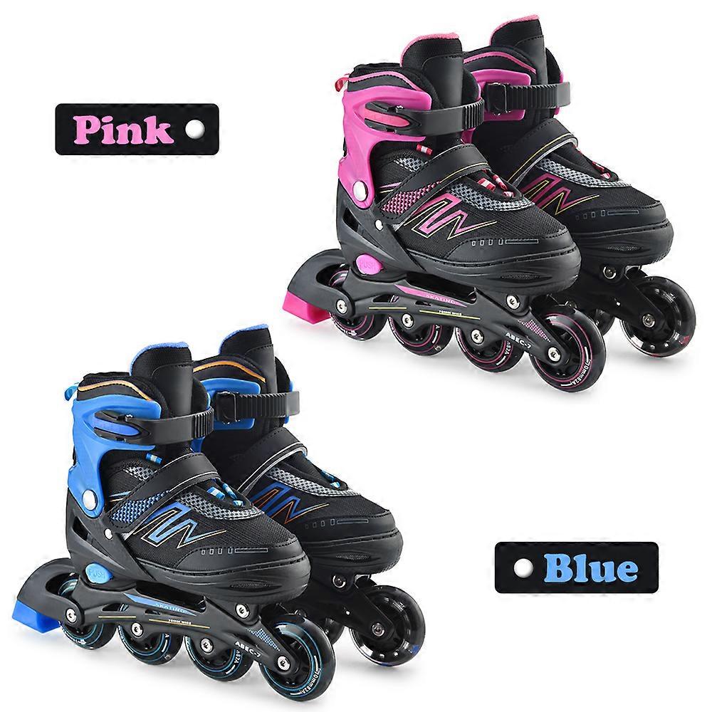 Διευθετήσιμα Inline Skates Με Φωτίζουσες Ρόδες Για Παιδιά Αγόρια Κορίτσια Κυρίες