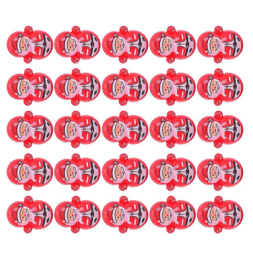 Santa Claus Themed Tumbler Toy 25Set Engaging Indoor Activity For Kids Hand-Eye Coordination Training