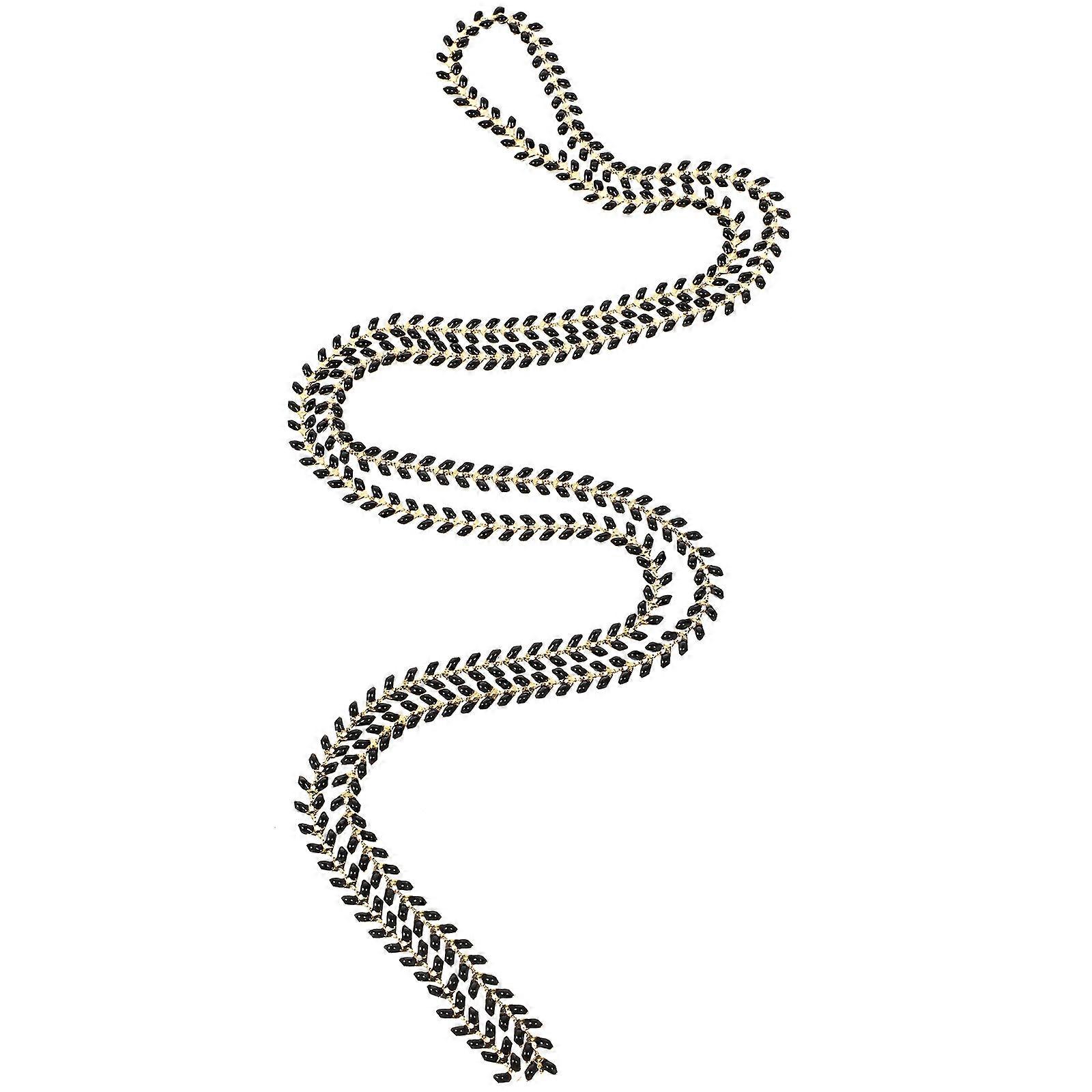 Durable Copper Chain for DIY Crafts Black Color Lightweight and Compact Size 1 Roll